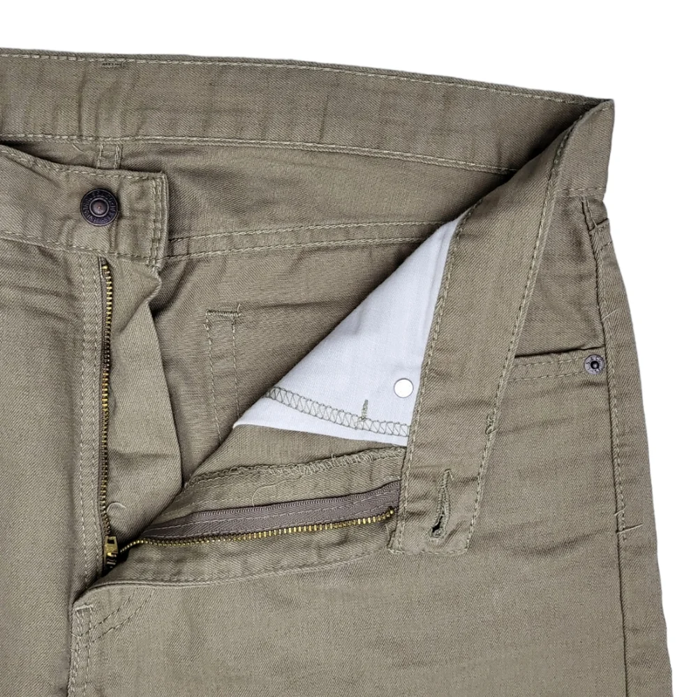 Levi's Jeans 505 Tan Regular Fit Stretch 34 x 30